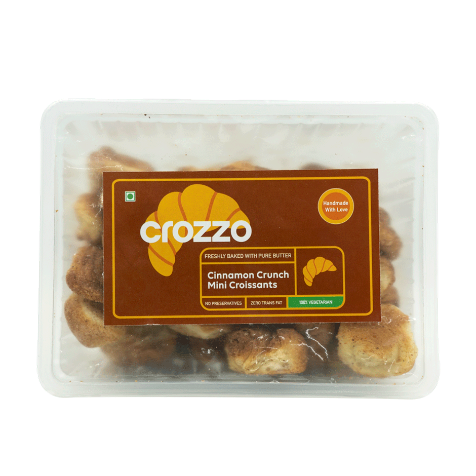 Crozzo Cinnamon Crunch Mini Croissants