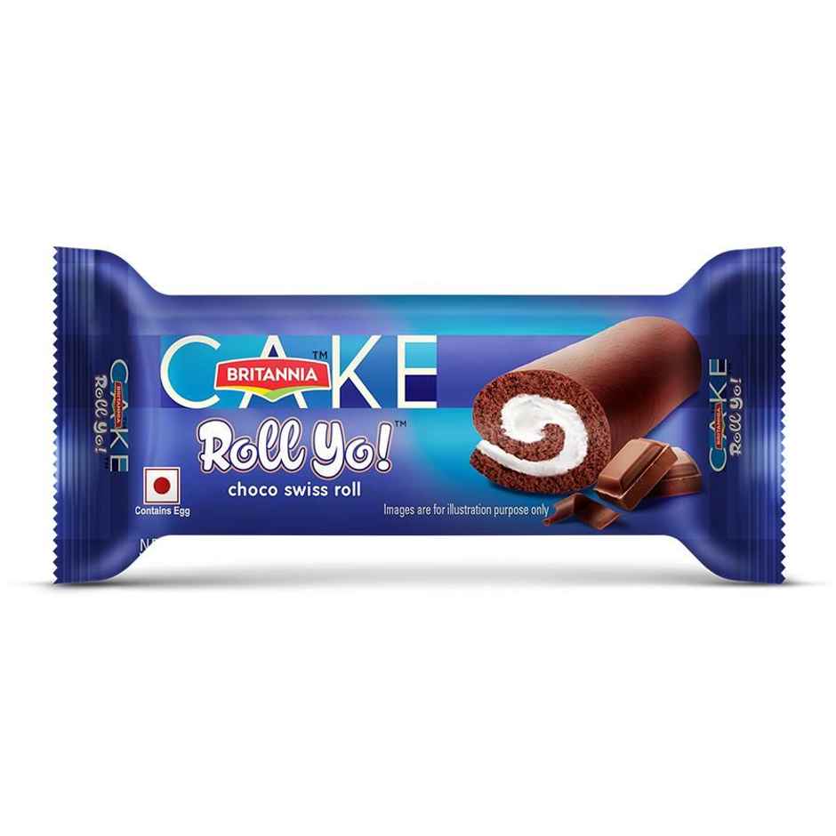 Britannia Roll Yo! Choco Swiss Roll (With Egg)