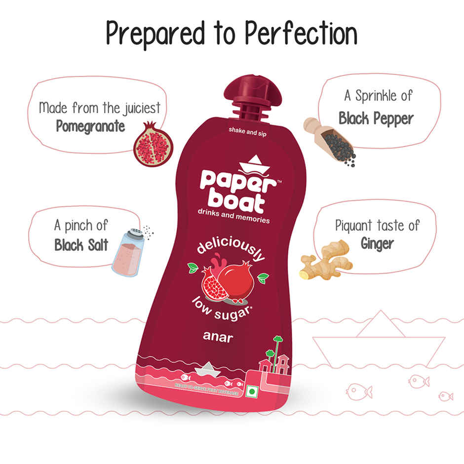 Paper Boat Pomegranate Fruit Juice