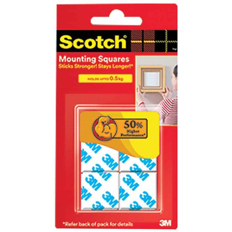 Scotch Mounting Square - Strong Adhesive for Various Surfaces
