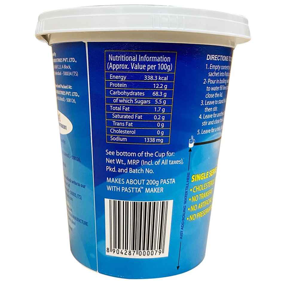 Bambino Instant Pasta Cup Cheese