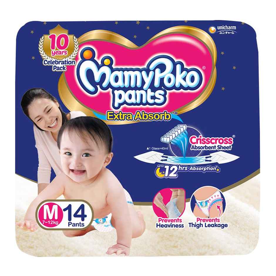Mamypoko Pants Extra Absorb Diaper Medium
