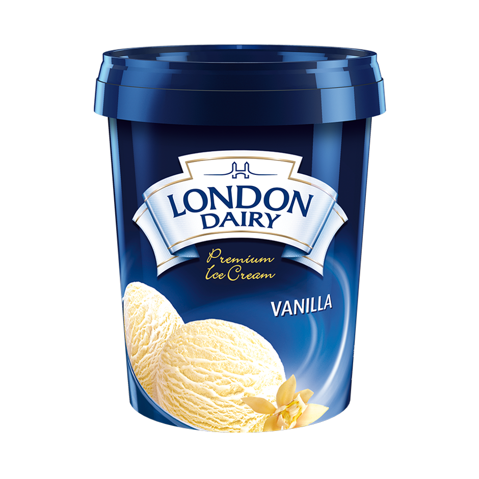 London Dairy Ice Cream Vanilla Premium Ice Cream Tub