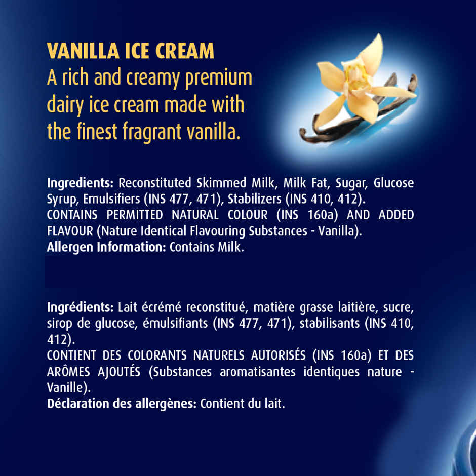 London Dairy Ice Cream Vanilla Premium Ice Cream Tub