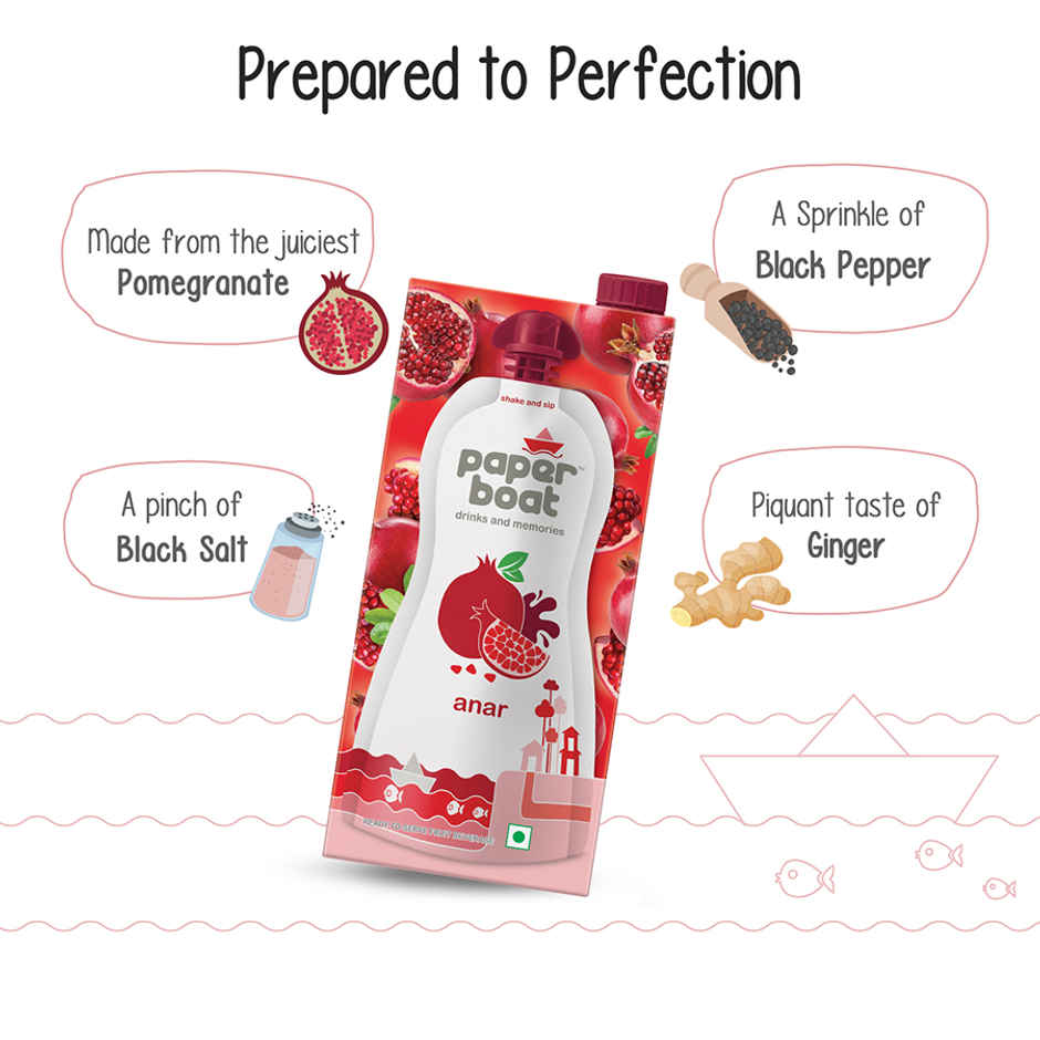 Paper Boat Pomegranate Fruit Juice