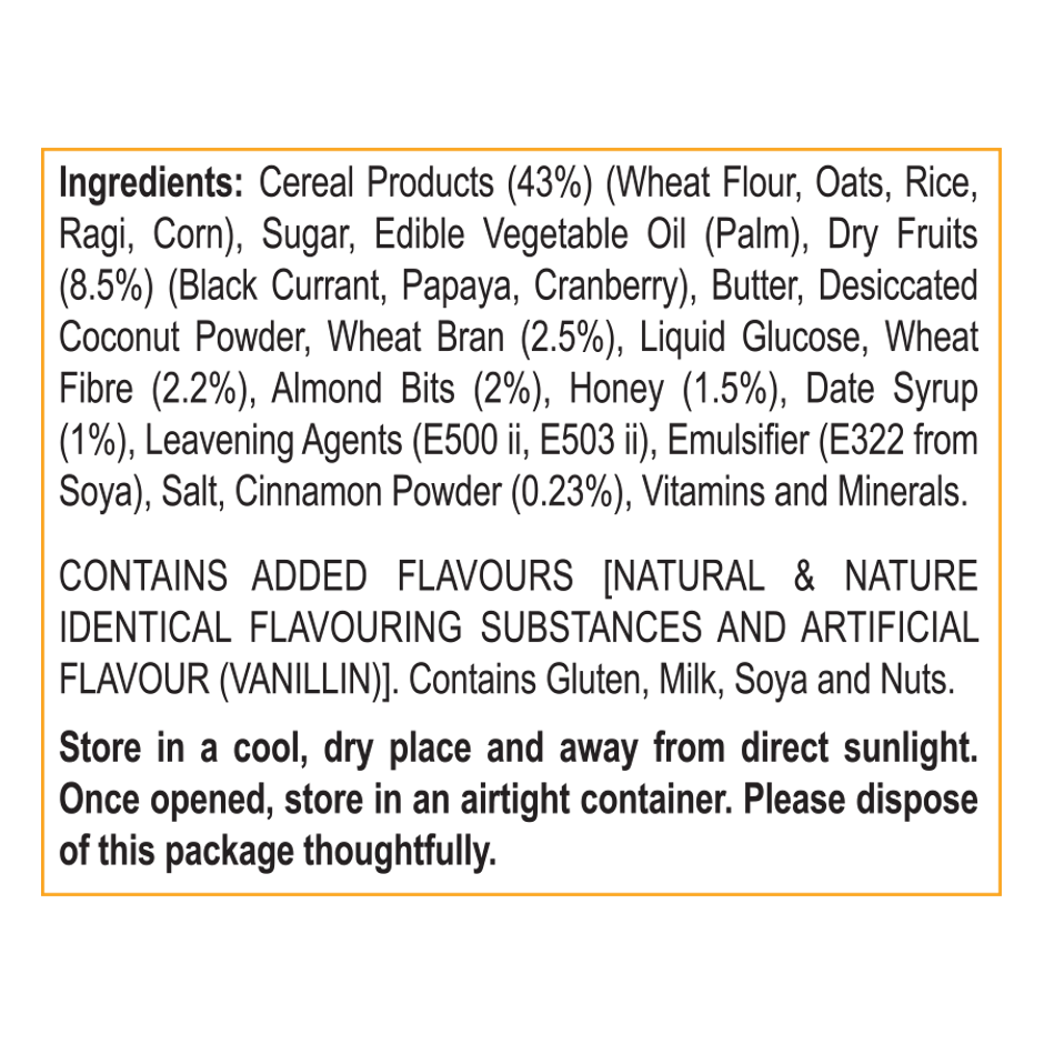 UNIBIC Daily Digestive (Multigrain Cookies)