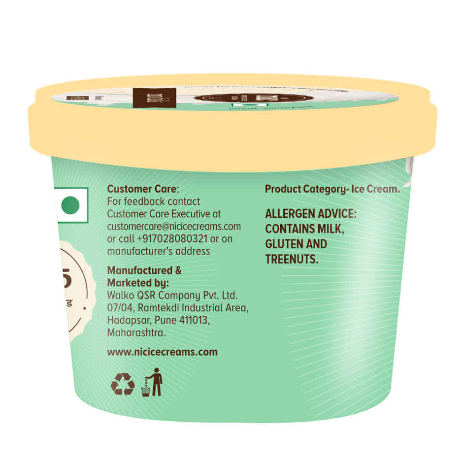 NIC Modak Ice Cream Cup | Preservative Free | No Artificial Flavors