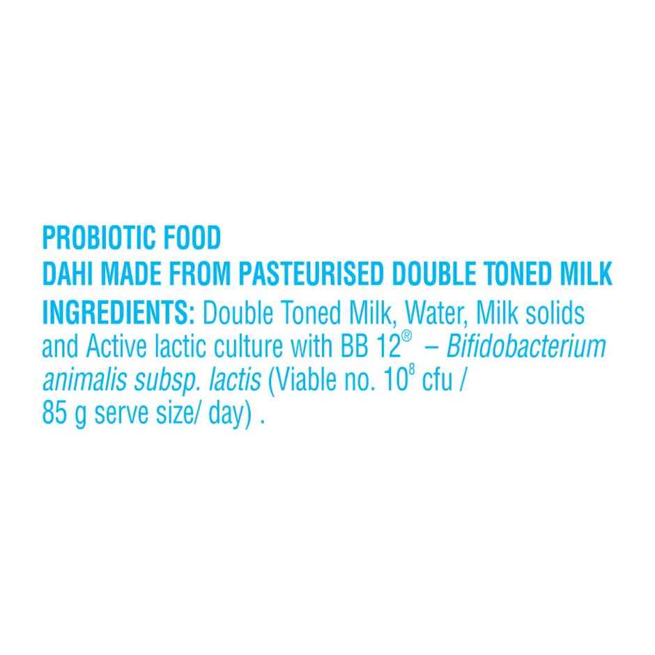 Mother Dairy Nutrifit Probiotic Cup Curd - Buy at ₹30 Online | Instant ...