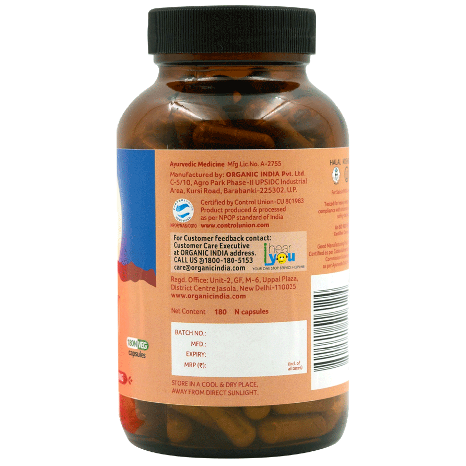 Organic India Vitality Ayurvedic Capsule
