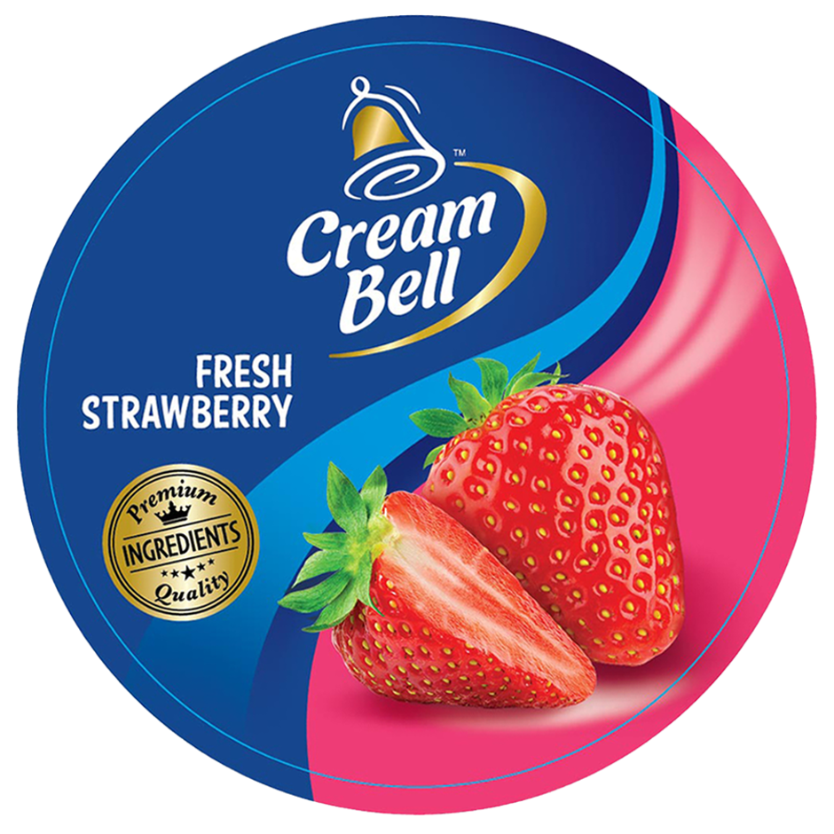 Creambell Fresh Strawberry Ice Cream Tub 