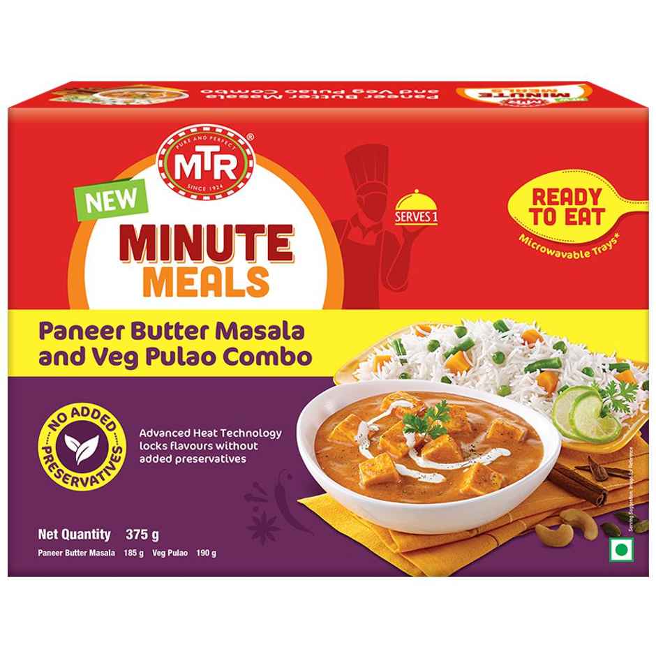 MTR Paneer Butter Masala and Veg Pulao