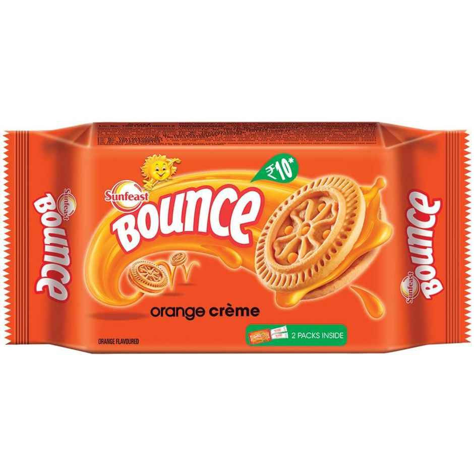 Sunfeast Bounce Orange Creme Biscuit