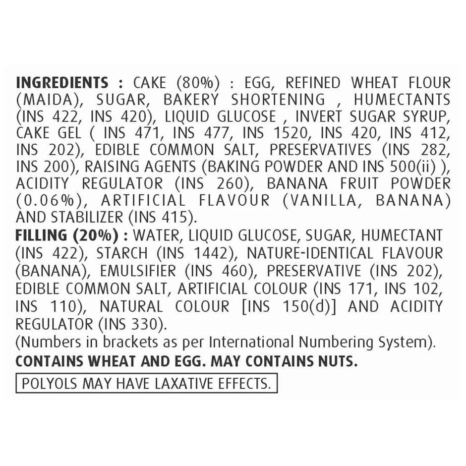 Winkies Love Cake Banana