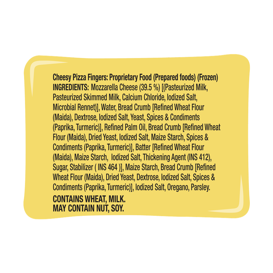 McCain Cheesy Pizza Finger