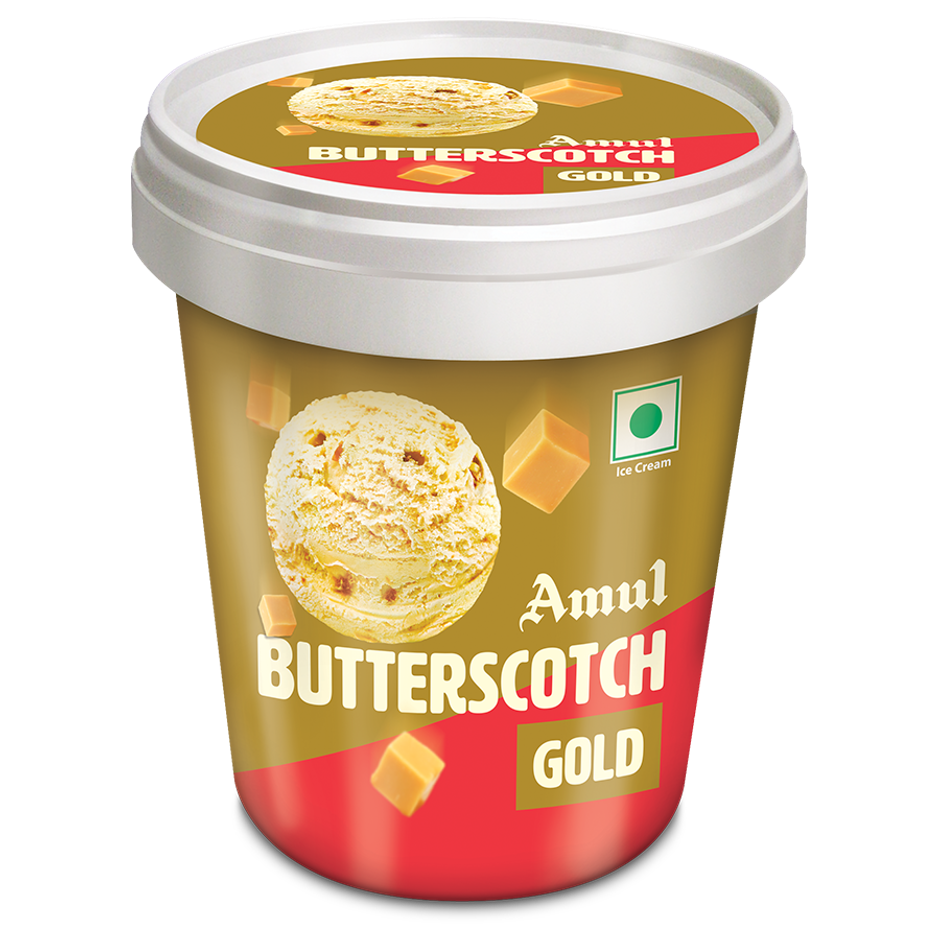Amul Gold Butterscotch Ice Cream Cup