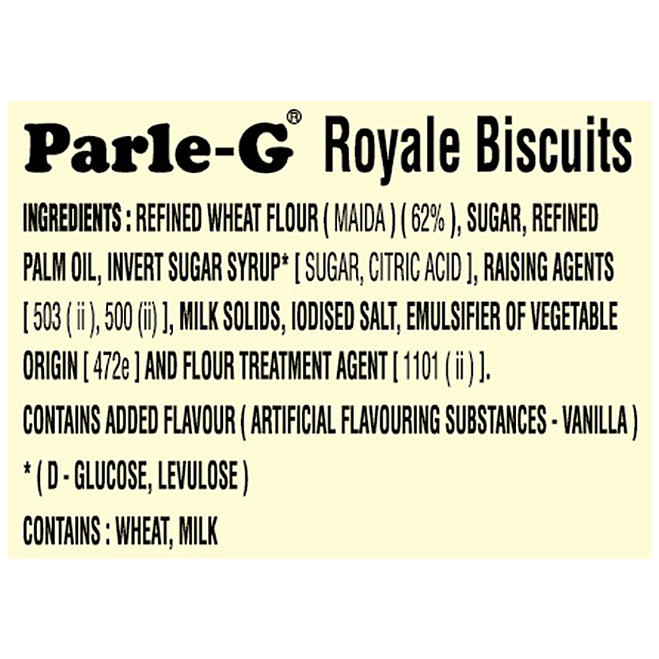 Parle Royale Vanilla Glucose Biscuits | Trans Fat-free Combo