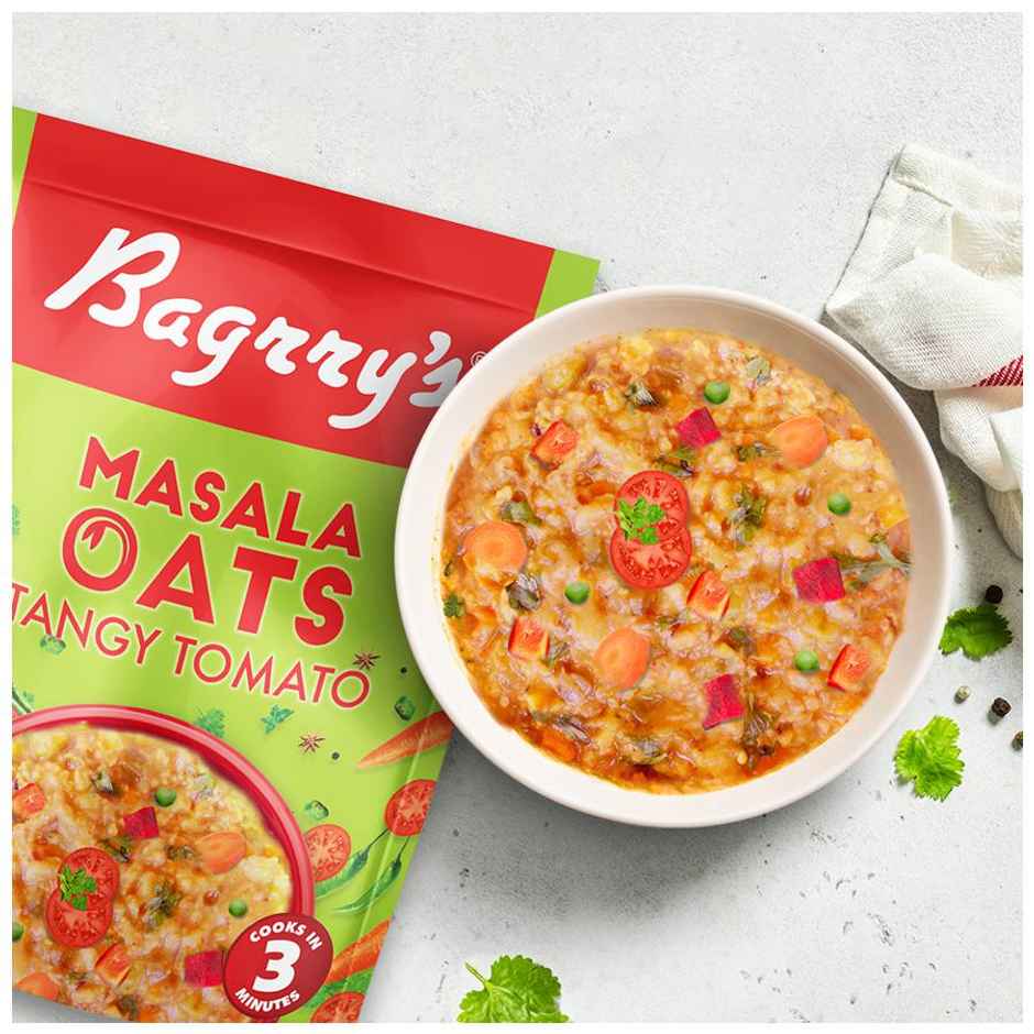 Bagrry's Masala Oats - Tangy Tomato High fibre & Protein