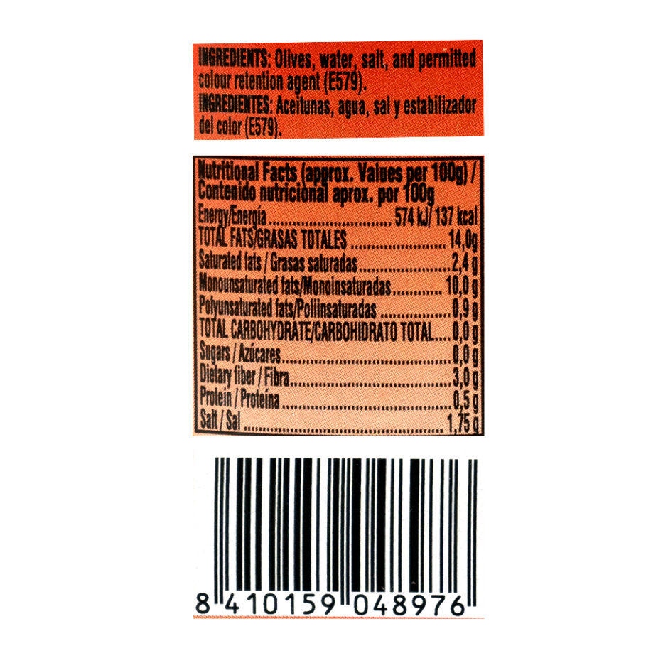 Figaro Pitted Black Olive 