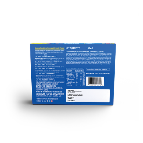 Cream Bell Cassata Chops Ice Cream