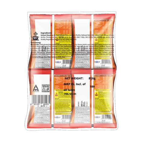 YiPPee! Magic Masala Noodles with Added Veggies - The Better Noodles