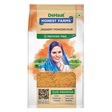 DeHaat Honest Farms Pesticide Free Jaggery Powder (Gur)