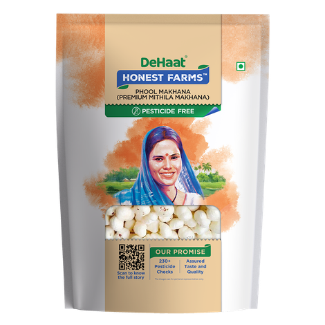 DeHaat Honest Farms Pesticide Free Mithila Makhana (Premium)