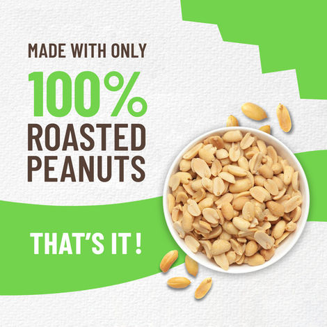 DiSano Natural Peanut Butter - Crunchy, Unsweetened, 28.3% Protein, No Added Sugar,100% Peanut