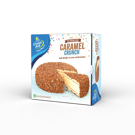 Cream Bell Caramel Crunch Ice Cream Cake