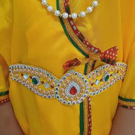 Gullak Kids Belt With Moti Work | 21 x 5 cm