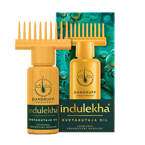 Indulekha Svetakutaja Oil|Ayurvedic Medicinal Oil For Dandruff Treatment100% Ayurvedic Oil