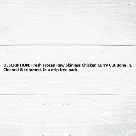 Meatzza Bone-in Frozen Chicken Curry Cut (Antibiotic Free)