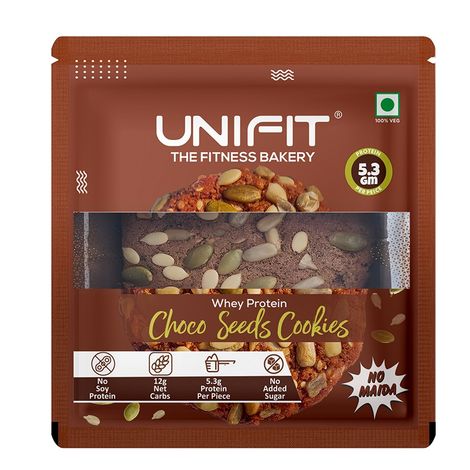 Unifit Choco Seeds Cookies | Nutritious and Crunchy