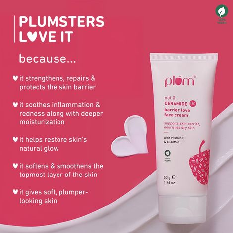 Plum Oat & 1% Ceramide Barrier Love Face Cream