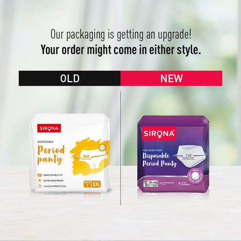 Sirona Disposable Period Panties | XL-XXL