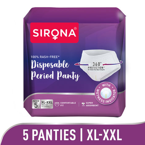 Sirona Disposable Period Panties | XL-XXL