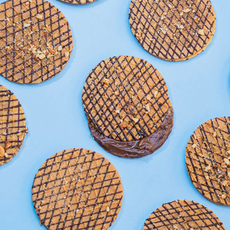 Nova Nova Mini Waffle Cookies - Belgian Chocolate - Pack of 6
