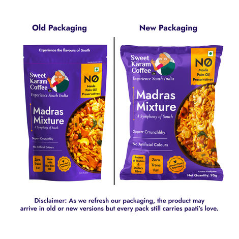 Sweet Karam Coffee Special Madras Mixture - No Palm Oil, No Preservatives