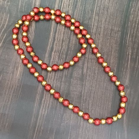 Kids Mala With Moti Work - 28 Cm