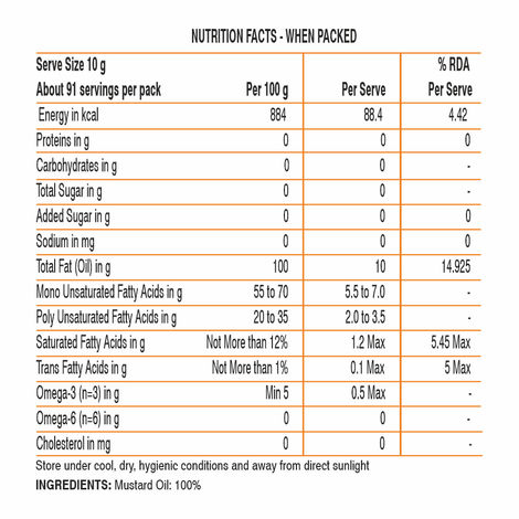 Freedom Kachi Ghani Mustard Oil Bottle