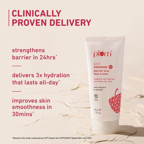Plum Oat & 1% Ceramide Barrier Love Face Cream