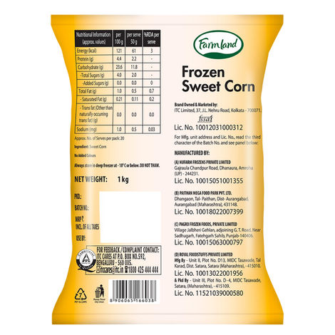 Farmland Sweet Corn | No Added Colours