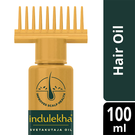 Indulekha Svetakutaja Oil|Ayurvedic Medicinal Oil For Dandruff Treatment100% Ayurvedic Oil
