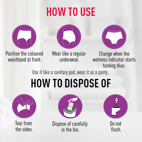 Sirona Disposable Period Panties | XL-XXL