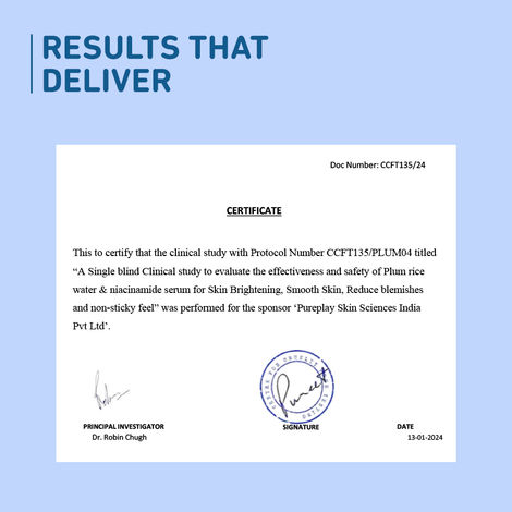 Plum 10% Niacinamide Face Serum with Rice Water & Squalane