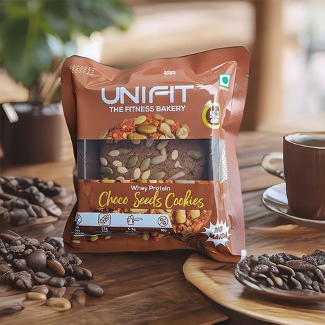 Unifit Choco Seeds Cookies | Nutritious and Crunchy