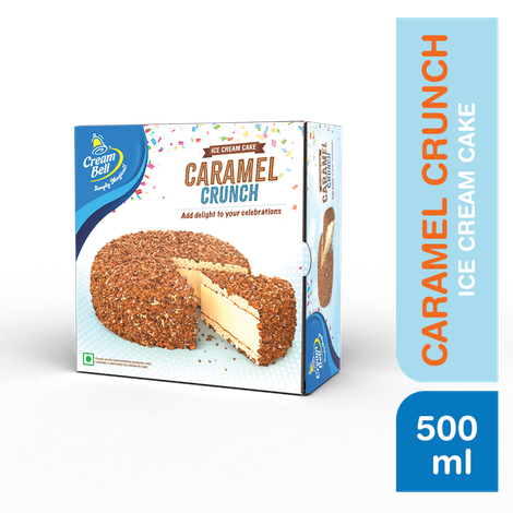 Cream Bell Caramel Crunch Ice Cream Cake