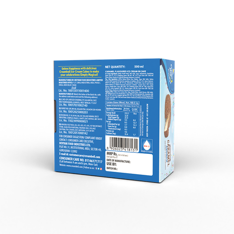 Cream Bell Caramel Crunch Ice Cream Cake