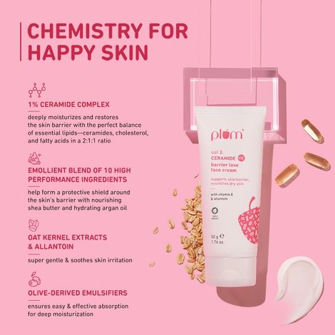 Plum Oat & 1% Ceramide Barrier Love Face Cream