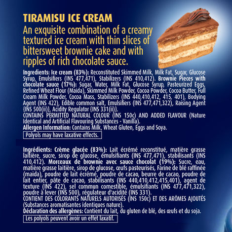 London Dairy Tiramisu Ice Cream Cup