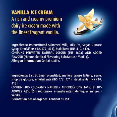 London Dairy Ice Cream Vanilla Premium Ice Cream Tub